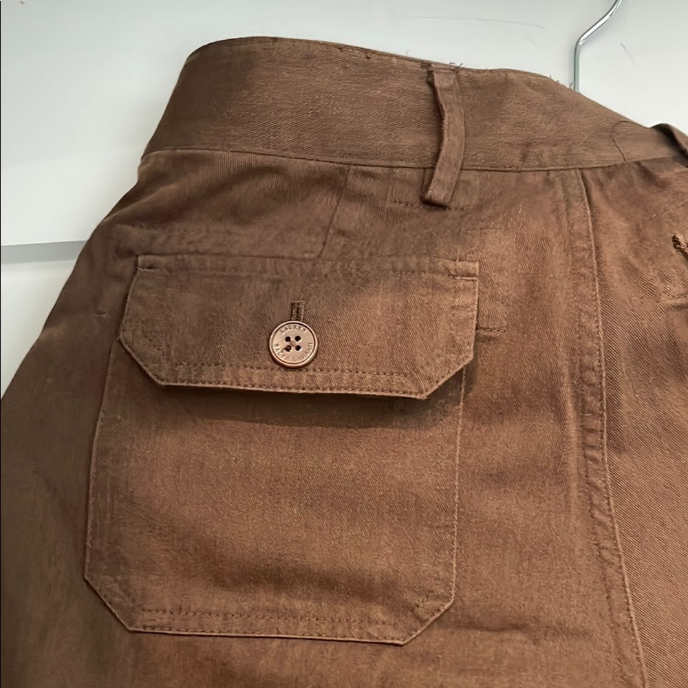 Lauren Ralph Lauren Rich Brown Summer Cargo Pants